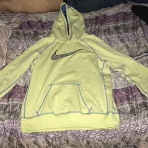 Yellow Nike hoodie